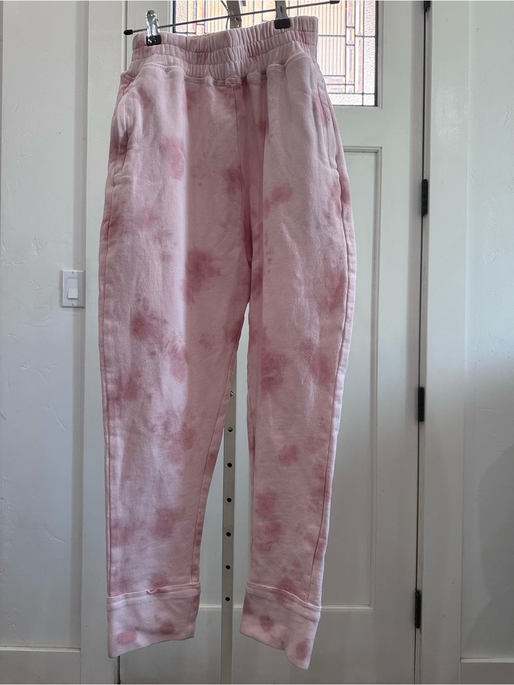 Bohemian Mama Pink Tie-Dye Jogger Sweatpants